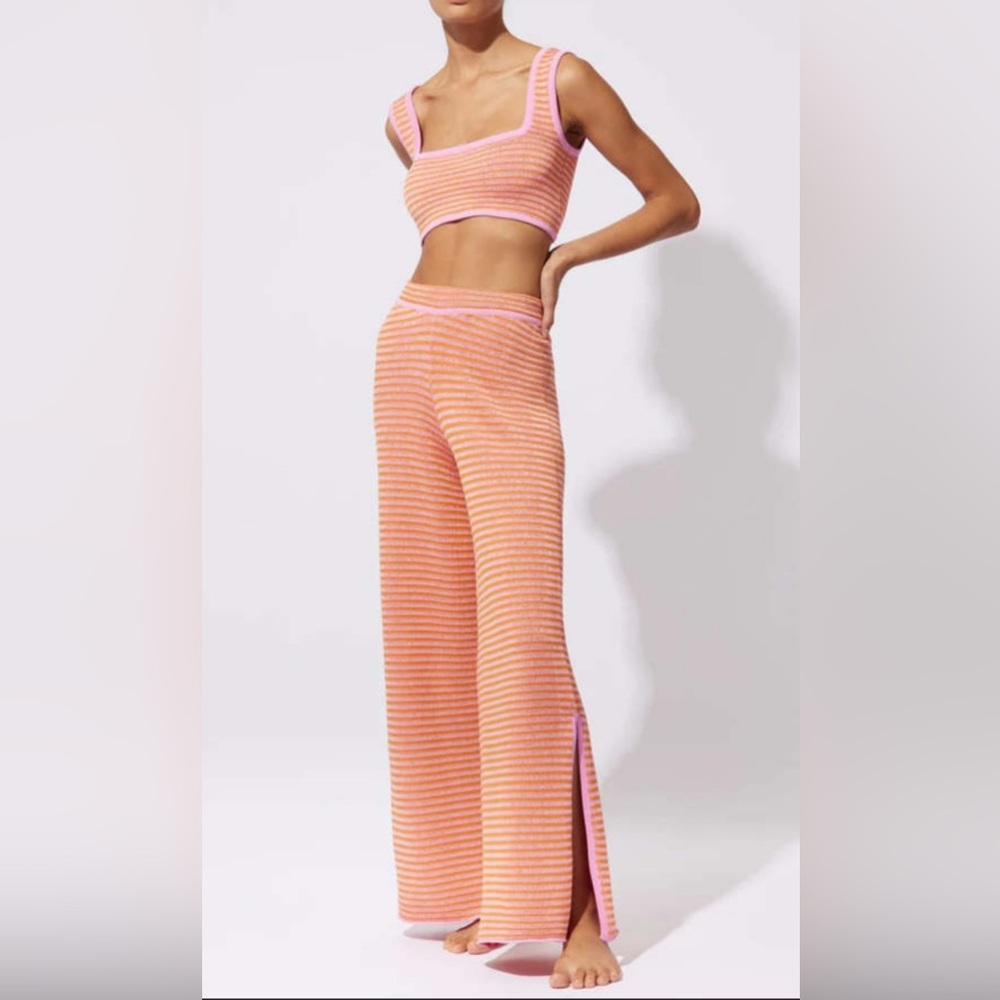 Solid & Stripes top and pant beach set